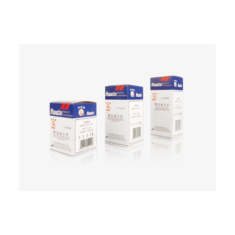 OFFERTA - Aghi per agopuntura Hwato in rame con tubo guida e corpo in acciaio inox