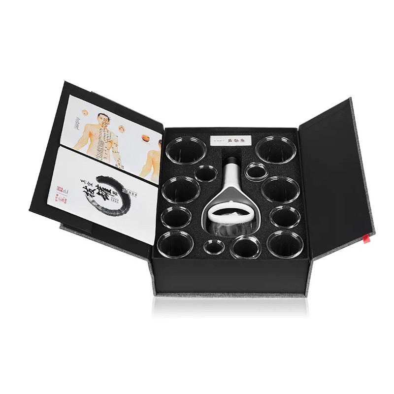 Set of Vacuum Cups with Pump - 12 pcs