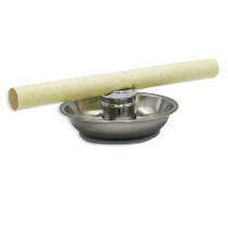 Spegnimoxa in metallo con posacenere