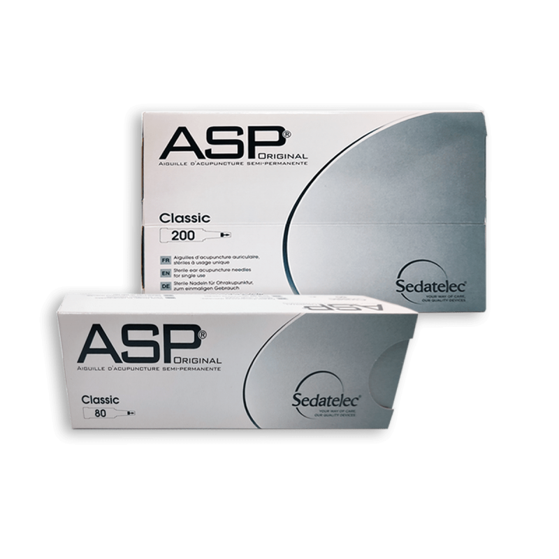 ASP® Sedatelec - Aghi per auricoloterapia a semi permanenza in acciaio